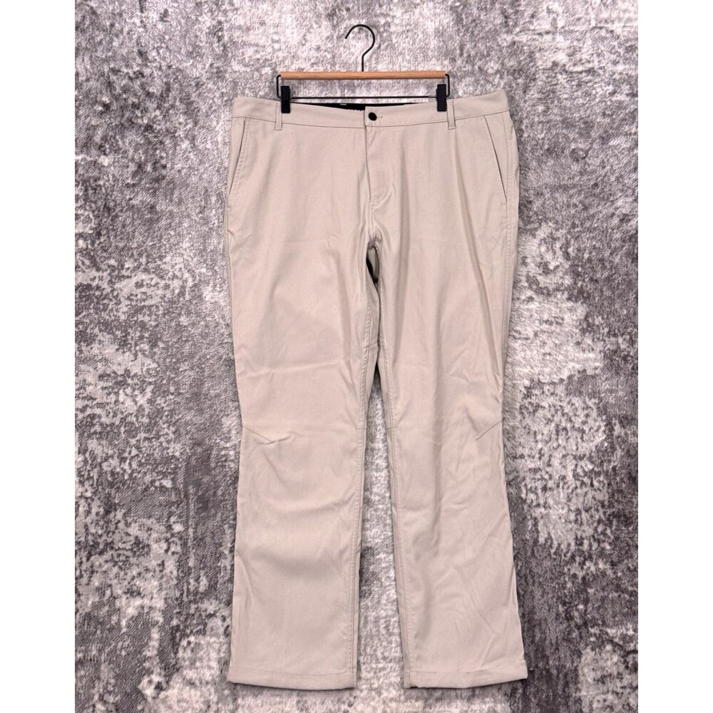 Western Rise Evolution Pants 40 x 32 Mens Nylon Chino Khaki Beige